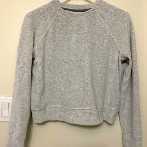 LULULEMON velour soft crew neck sweatshirt
